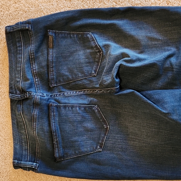 White House Black Market Skinny Ankle Leather Embellished Jeans - Picture 7 of 12